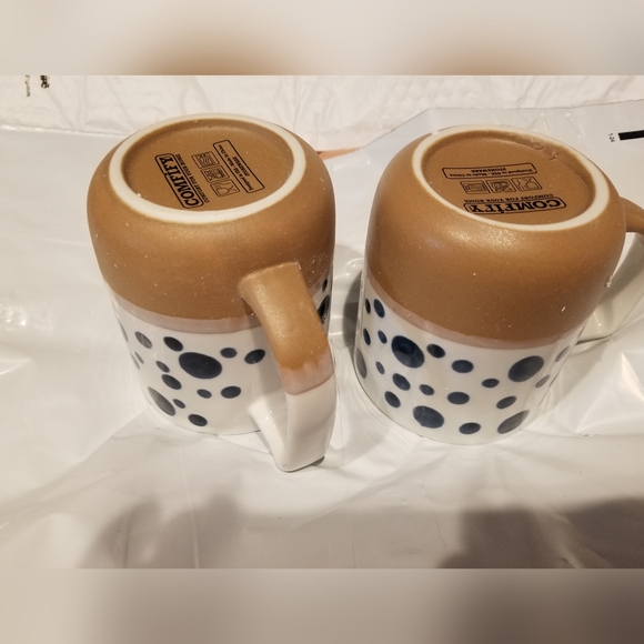 2 Comfify Large Ceramic Polka Dot Mugs - 3 Size Circles - Picture 13 of 13